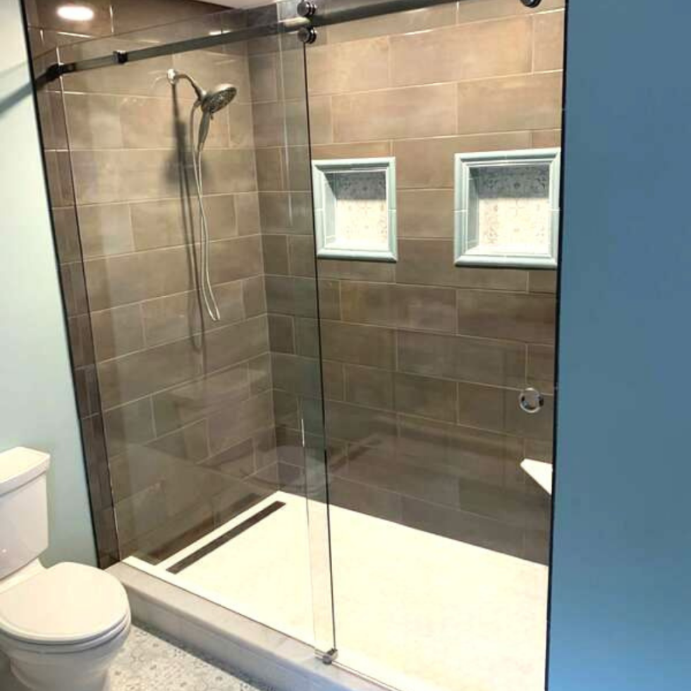 Showers Glass Sliding Shower Door Alluring Glass Cincinnati OH