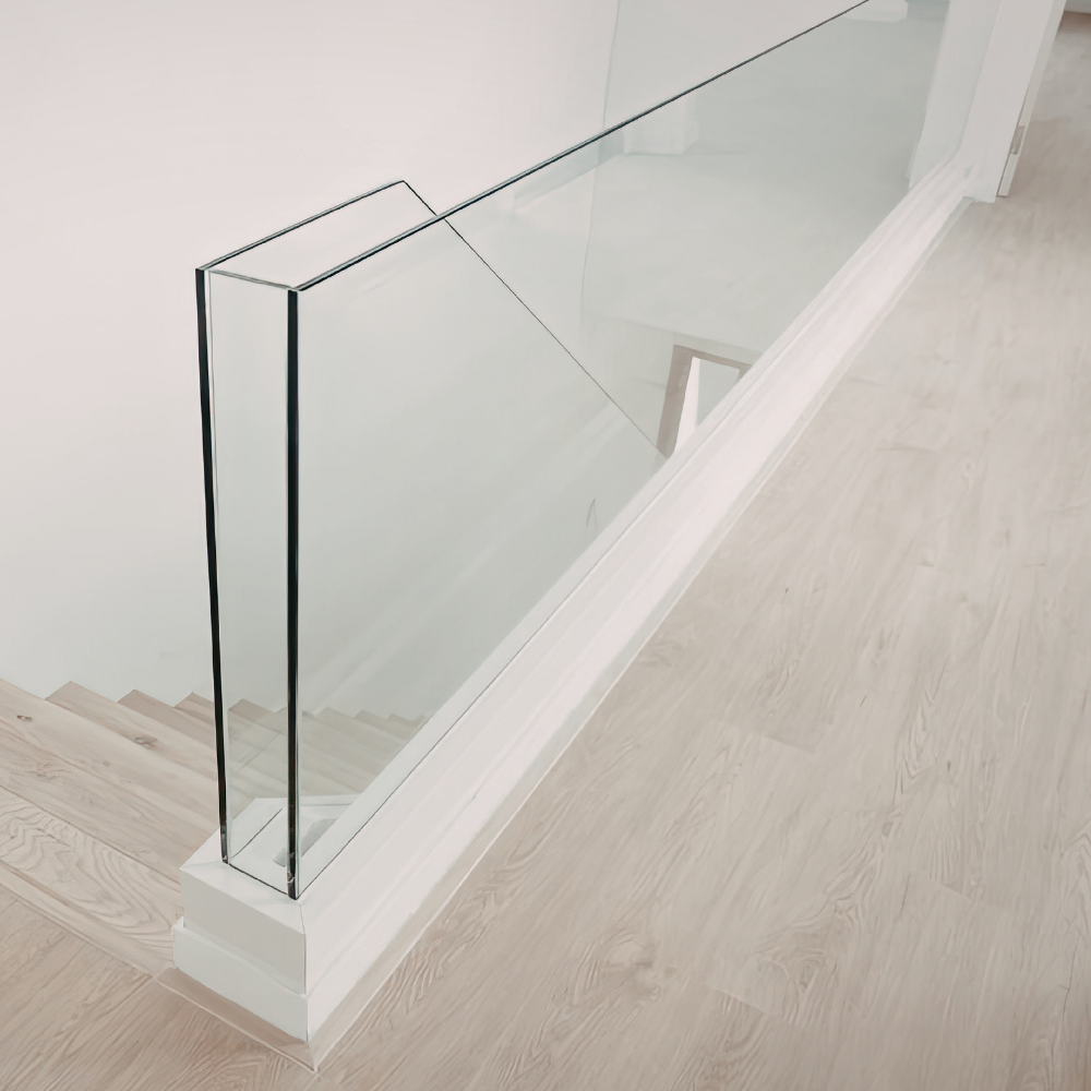 1 custom glass handrails