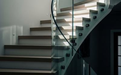Are Curved Glass Handrails Safe for Residential Staircases?